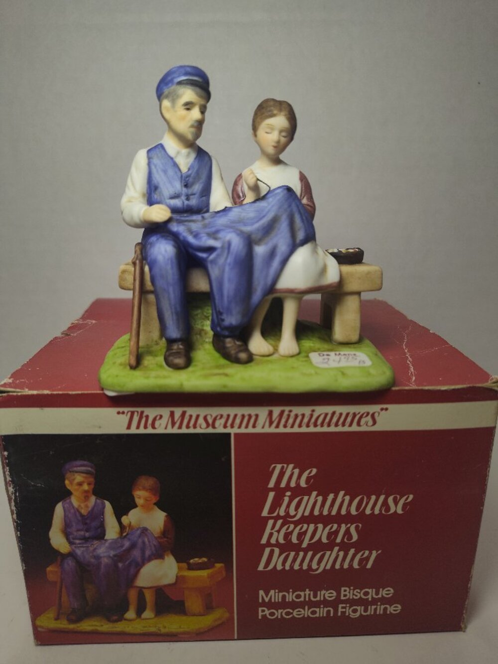 Norman Rockwell Lighthouse Keeper's Daughter 1986 Figurine Box Museum